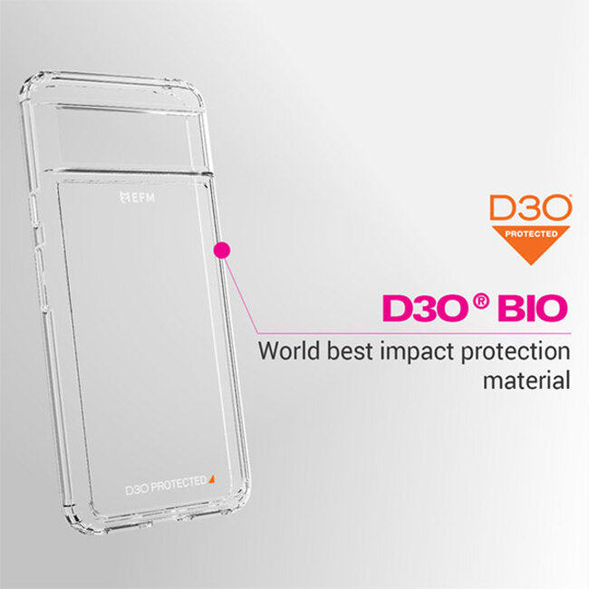 EFM Alta Armour with D3O BIO Case (Suits Google Pixel 8 Pro) - Clear