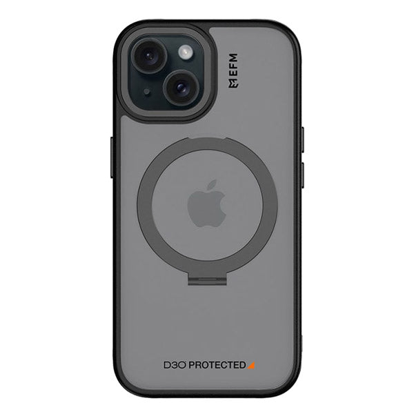 EFM Alta Armour with D3O BIO Case (Suits iPhone 15 Plus) - Black