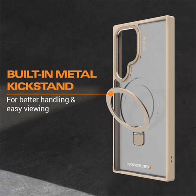 EFM Alta Case Armour with D3O BIO Case (Suits Galaxy S24 Ultra) - Antique Beige