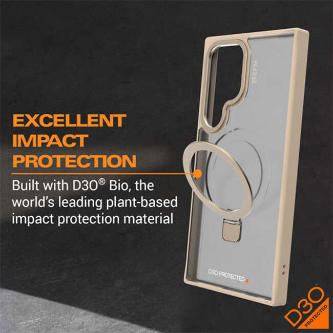EFM Alta Case Armour with D3O BIO Case (Suits Galaxy S24 Ultra) - Antique Beige