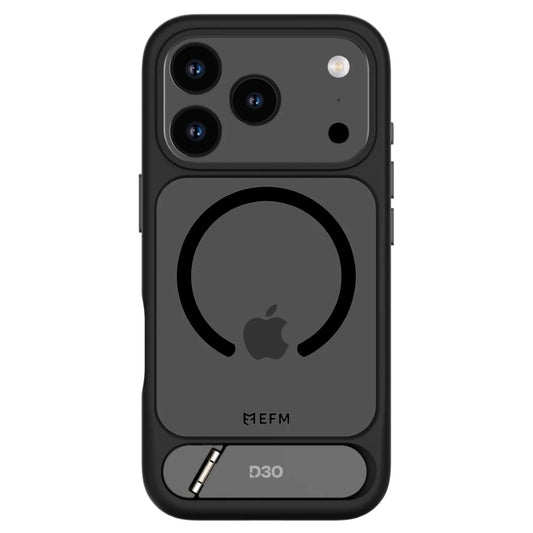 EFM Alta D3O Bio Case (Suits iPhone 17 Pro) - Black
