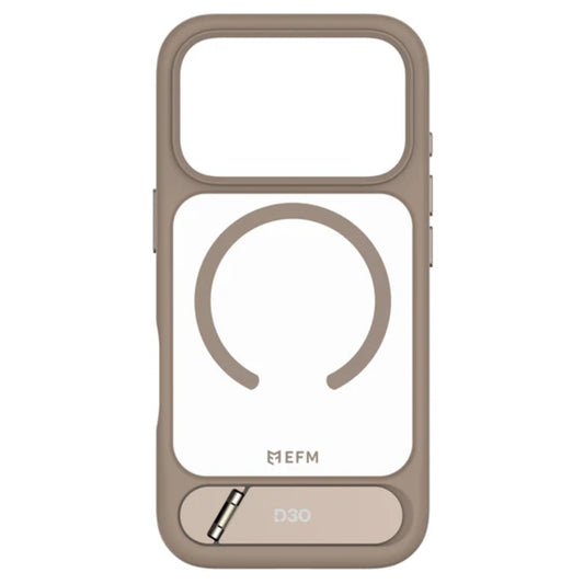 EFM Alta with D3O Bio Case (Suits iPhone 17 Pro) - Mocha Lite