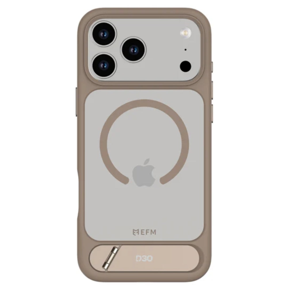 EFM Alta with D3O Bio Case (Suits iPhone 17 Pro) - Mocha Lite