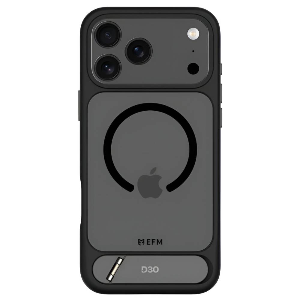 EFM Alta with D3O Bio Case (Suits iPhone 17 Pro Max) - Black