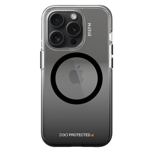 EFM Aspen Case Armour with D3O BIO (Suits iPhone 15 Pro Max) - Clear/ Black