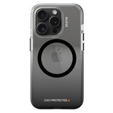 EFM Aspen Case Armour with D3O BIO (Suits iPhone 15 Pro Max) - Clear/ Black