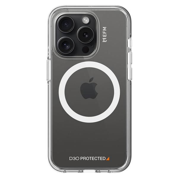 EFM Aspen Armour with D3O BIO Case (Suits iPhone 15 Pro) - Clear