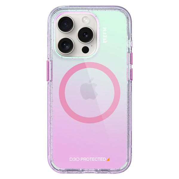 EFM Aspen Case Armour with D3O BIO (Suits iPhone 15 Pro Max) - Glitter Pearl