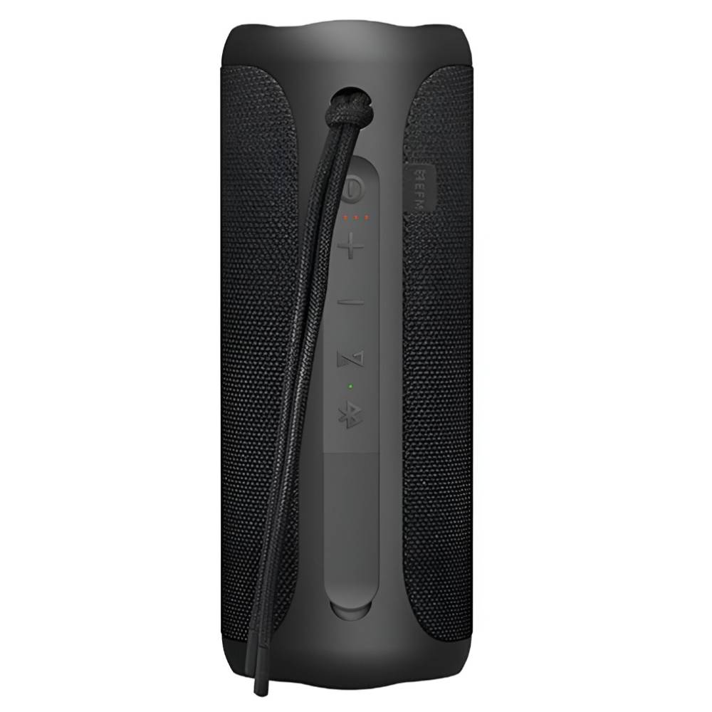 EFM Austin Bluetooth Speaker with LED Colour Glow - Charcoal Black