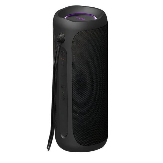 EFM Austin Bluetooth Speaker with LED Colour Glow - Charcoal Black