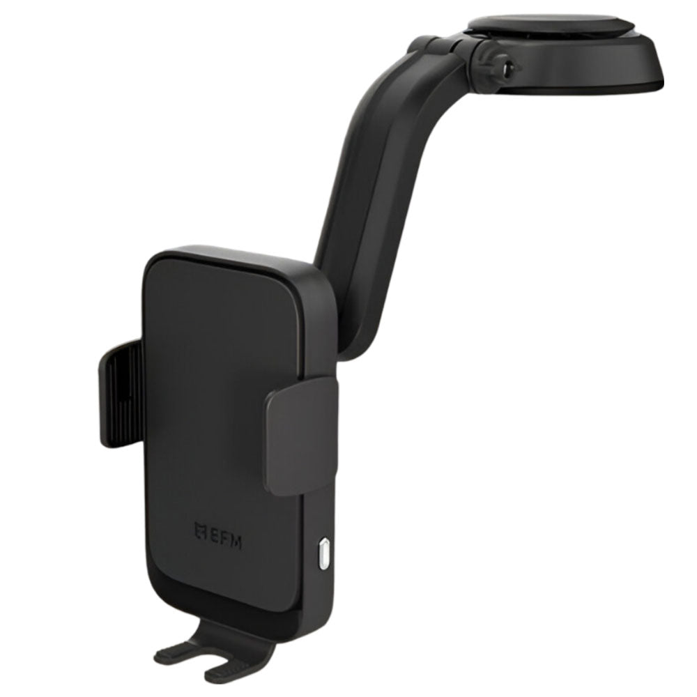 EFM Automatic Dual-Coil Wireless Charging 15W Mount With 20W Car Charger - Black