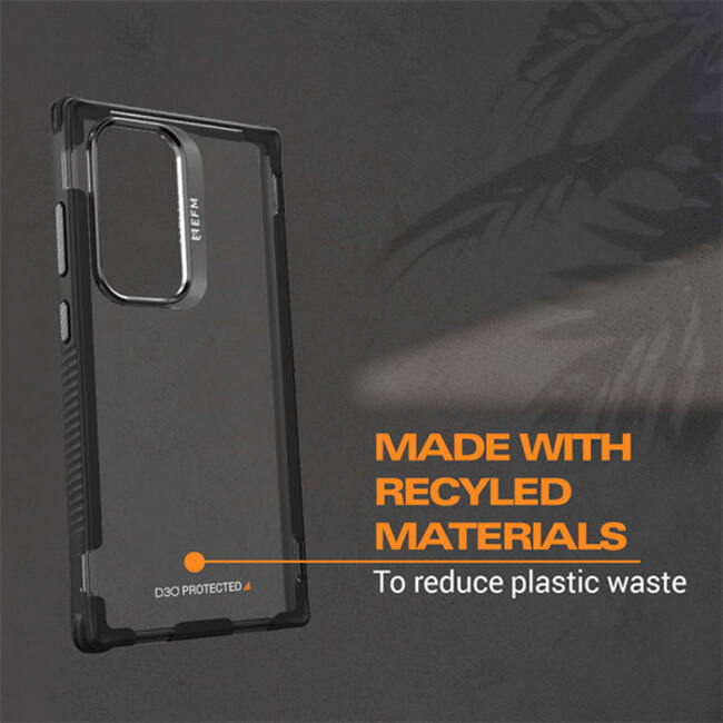 EFM Cayman Case Armour with D3O BIO Case (Suits Galaxy S24 Ultra) - Carbon