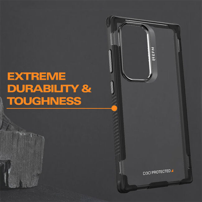 EFM Cayman Case Armour with D3O BIO Case (Suits Galaxy S24 Ultra) - Carbon