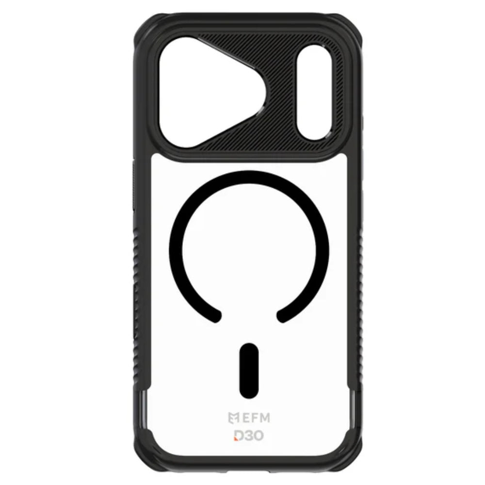 EFM Cayman with D3O Zero Case (Suits iPhone 17 Pro) - Black