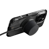 EFM Cloudbreak Mag Pro Bluetooth Speaker & 10W Wireless Charger With Extra Magnetic Ring - Charcoal Black