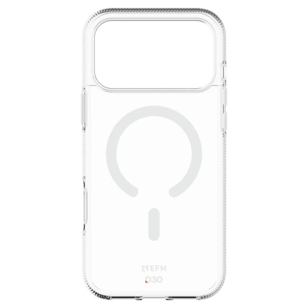 EFM Ibiza Glow In The Dark with D3O Zero Case (Suits iPhone 17 Pro Max) - Clear
