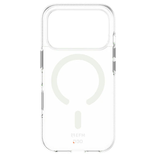 EFM Ibiza Glow In The Dark with D3O Zero Case (Suits iPhone 17 Pro) - Clear