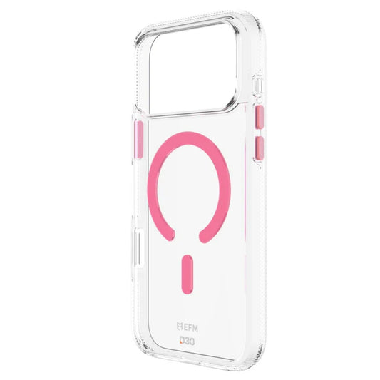 EFM Ibiza Glow In The Dark with D3O Zero Case (Suits iPhone 17 Pro Max) - Pink