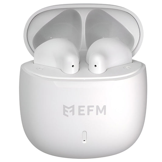 EFM Kansas TWS Earbuds with Fast Charge - White