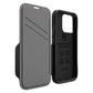 EFM Monaco D3O Leather Armour Wallet Case (Suits iPhone 13 Pro) - Black