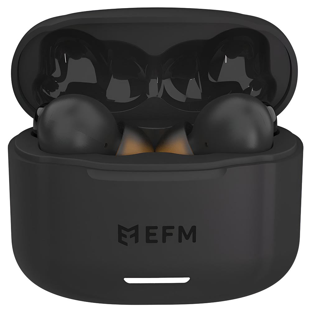EFM New Orleans TWS Earbuds with Active Noise Cancelling - Black