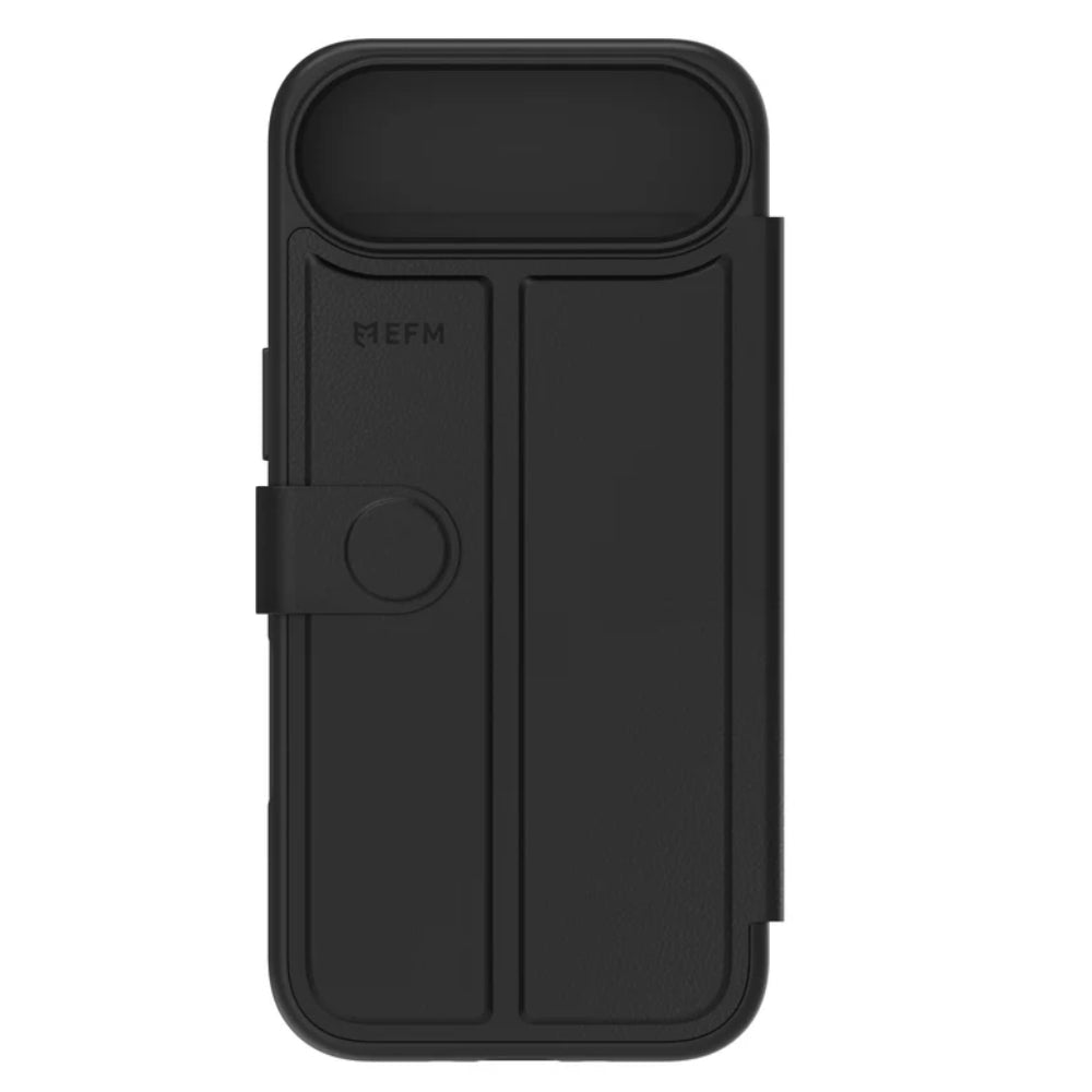 EFM Venice Wallet Case (Suits iPhone 17 Air) - Black