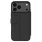 EFM Venice Wallet Case (Suits iPhone 17 Pro) - Black