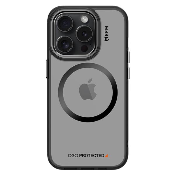 EFM Volta Case Armour with D3O BIO (Suits iPhone 15 Pro Max) - Black