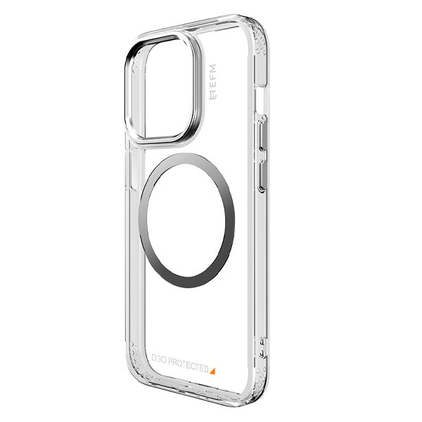EFM Volta Armour with D3O BIO Case (Suits iPhone 15 Pro) - Clear