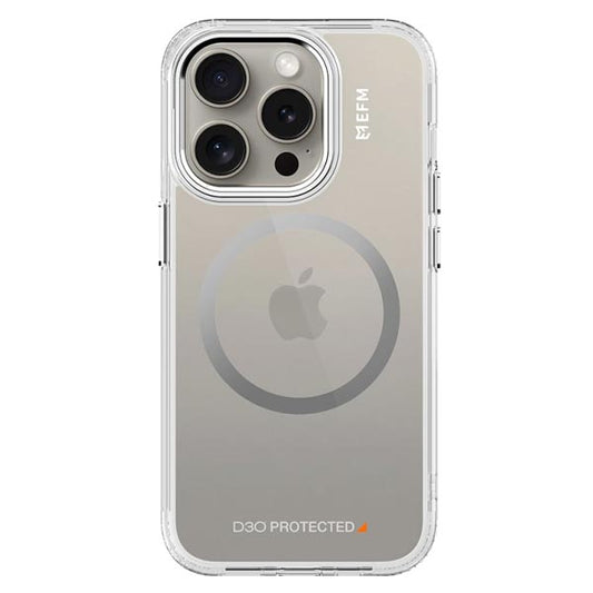 EFM Volta Armour with D3O BIO Case (Suits iPhone 15 Pro) - Clear