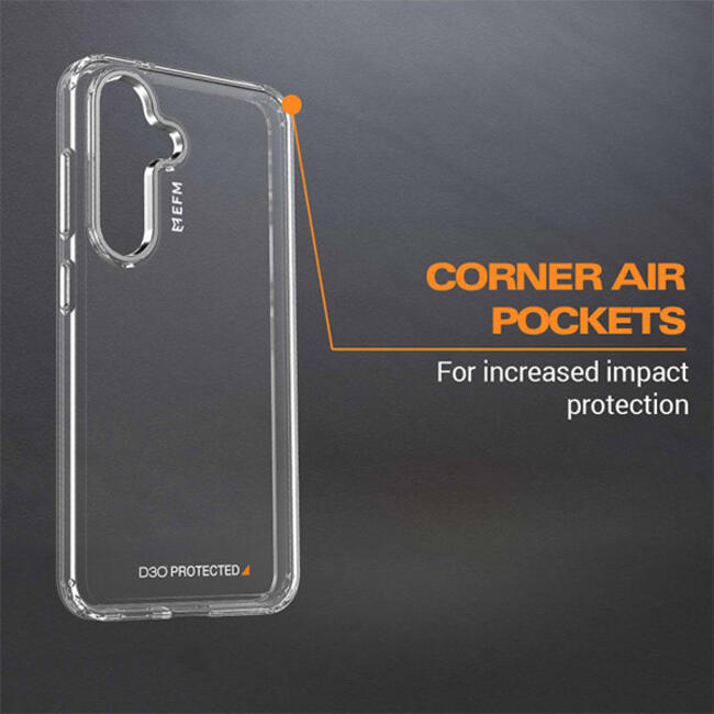 EFM Volta Case Armour with D3O BIO Case (Suits Galaxy S24) - Clear