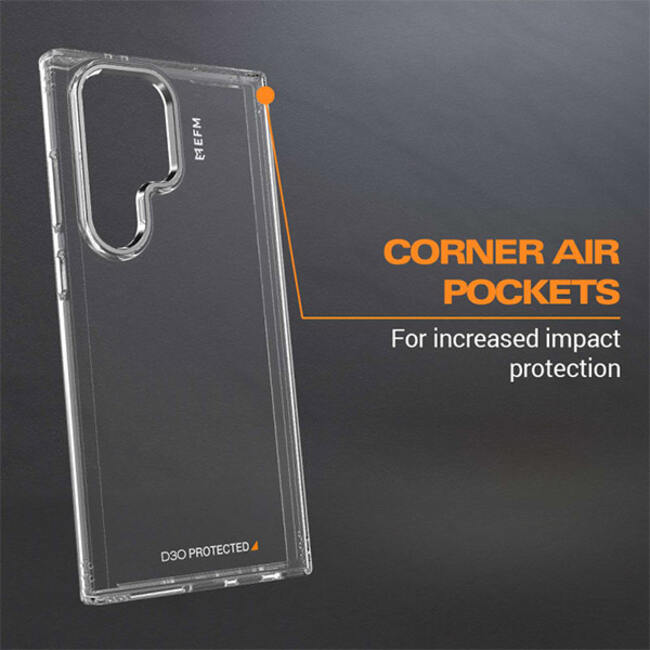 EFM Volta Case Armour with D3O BIO Case (Suits Galaxy S24 Ultra) - Clear