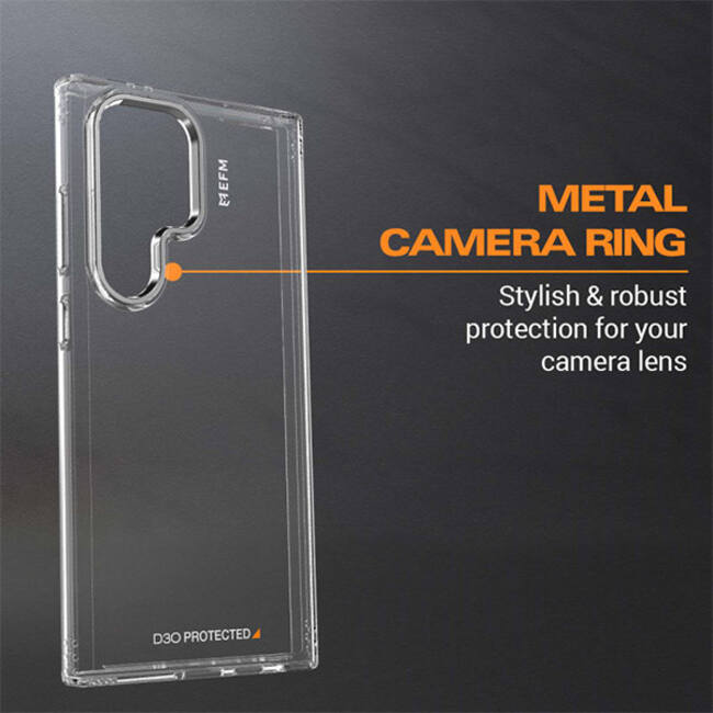 EFM Volta Case Armour with D3O BIO Case (Suits Galaxy S24 Ultra) - Clear