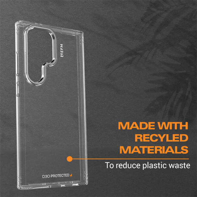 EFM Volta Case Armour with D3O BIO Case (Suits Galaxy S24 Ultra) - Clear