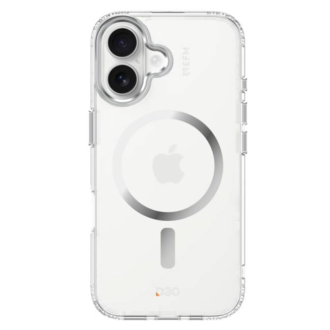 EFM Volta D3O Bio Case (Suits iPhone 16) - Clear