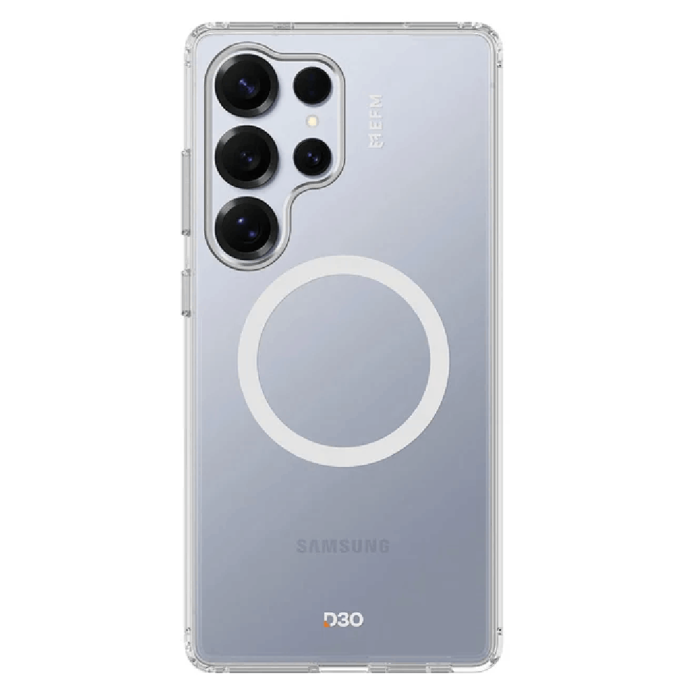 EFM Volta with D3O BIO Magnets Case (Suits Galaxy S25 Ultra) - Clear