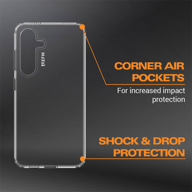 EFM Zurich Case Armour Case (Suits Galaxy S24 Plus) - Clear