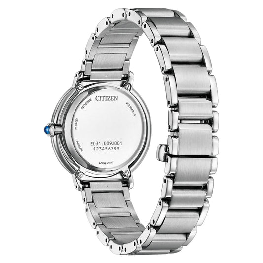 Citizen Eco-Drive Mother of Pearl Stainless Steel Women's Watch (EM1100-84H)