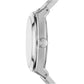 Fossil Everett Three-Hand Date Red Dial Stainless Steel Men's Watch (FS5984)