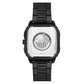 Fossil Inscription Automatic Black Stainless Steel Men’s Watch (ME3238)