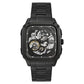 Fossil Inscription Automatic Smoke Stainless Steel Men's Watch (ME3203)