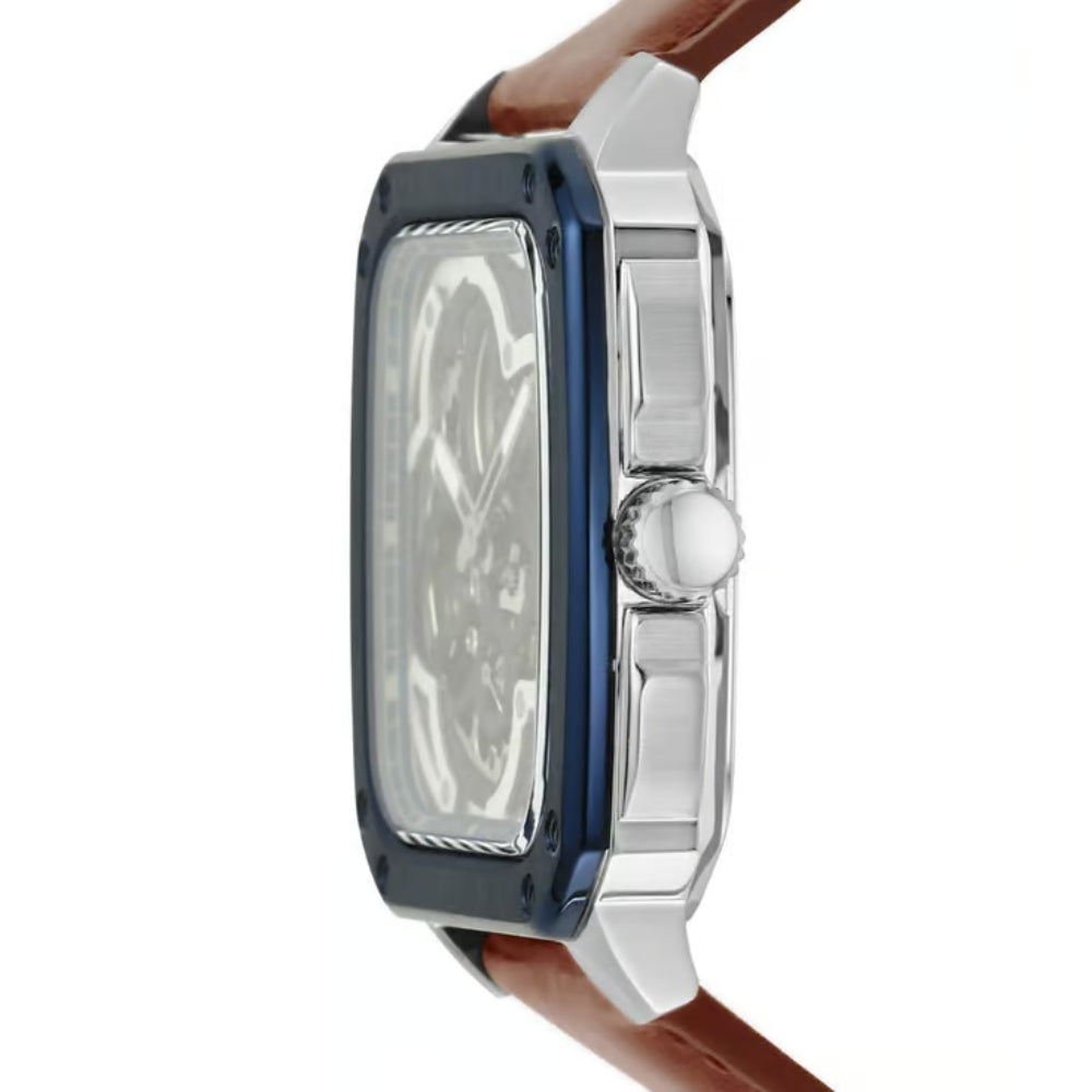 Fossil Inscription Automatic Brown Leather Watch (ME3202)