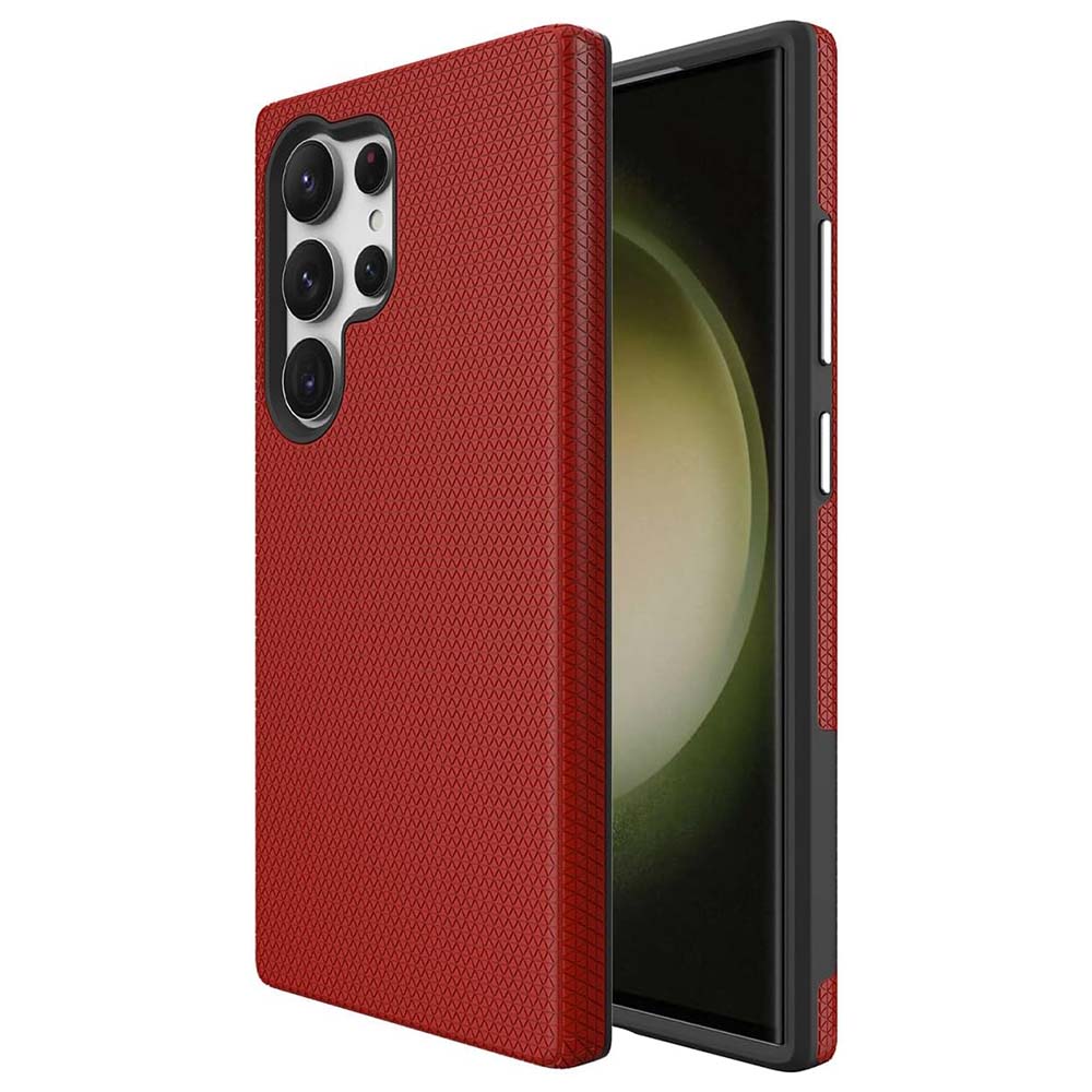Soka Triangle Case (Suits Galaxy S24 Ultra) - Red