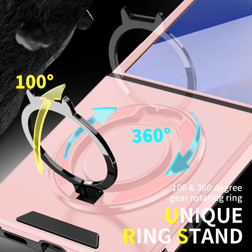 Soka Smooth Armor with Stand Case (Suits Galaxy Z Flip 7) - Pink