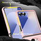 Soka Smooth Armor with Stand Case (Suits Galaxy Z Flip 7) - Pink