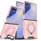 Soka Smooth Armor with Stand Case (Suits Galaxy Z Flip 7) - Pink