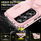 Soka Smooth Armor with Stand Case (Suits Galaxy Z Fold 7) - Pink