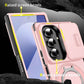 Soka Smooth Armor with Stand Case (Suits Galaxy Z Fold 7) - Pink