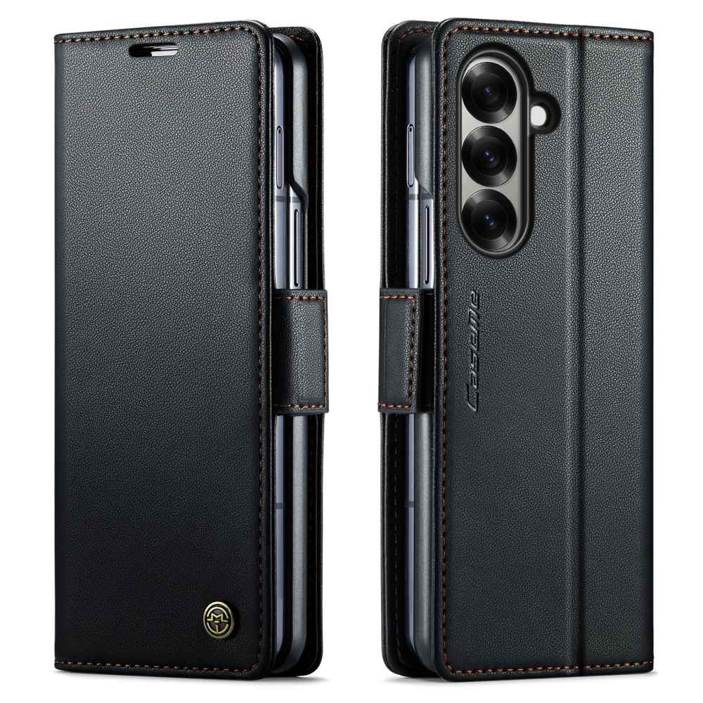 Soka Wallet Case (Suits Galaxy Z Fold 7) - Black
