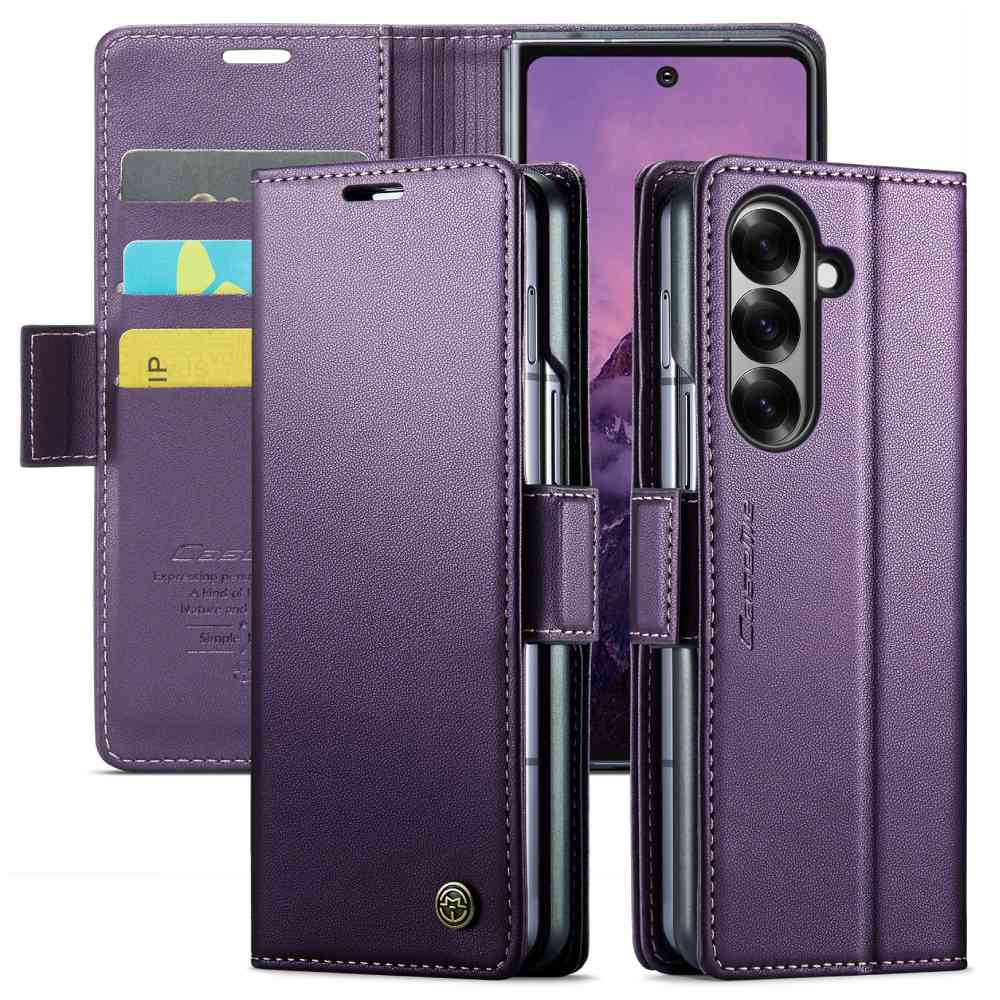 Soka Wallet Case (Suits Galaxy Z Fold 7) - Purple